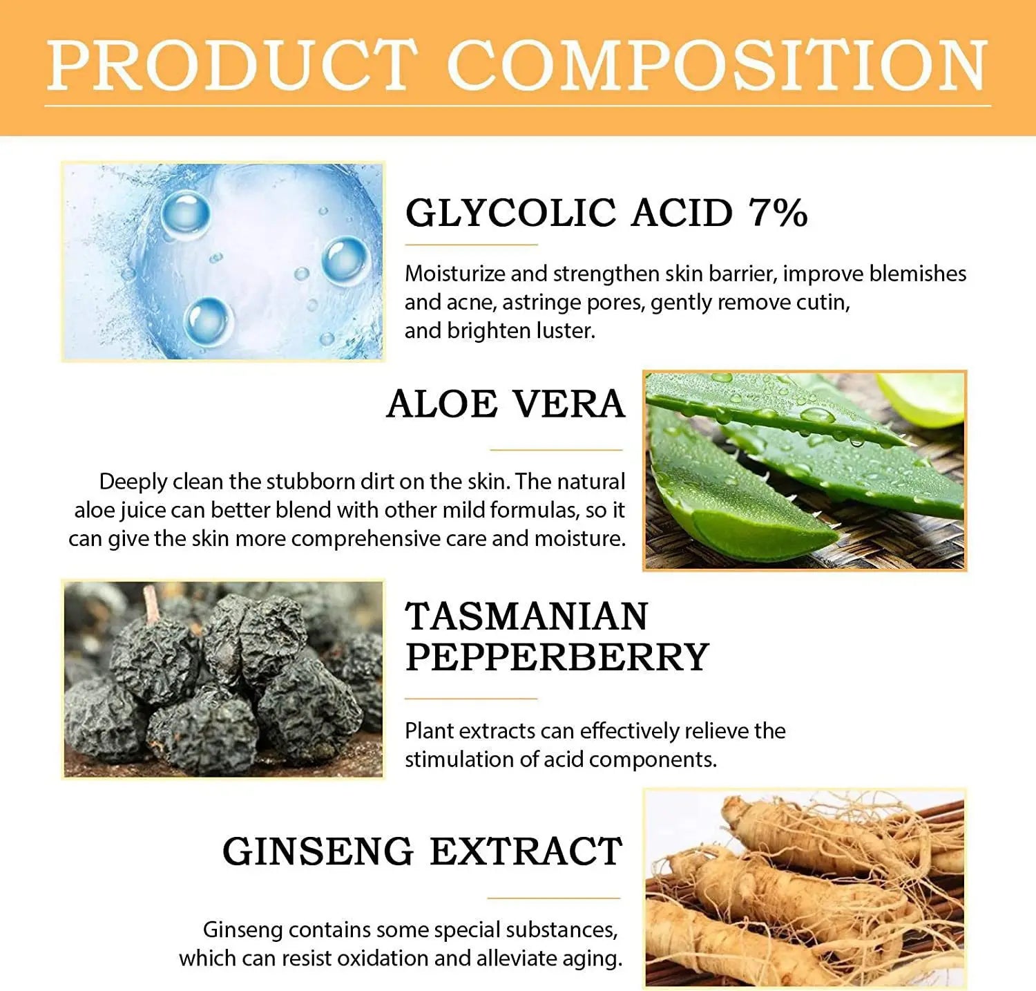 Glycolic Acid 7% Toning Solution – Acne & Skin Renewal Toner 100ml