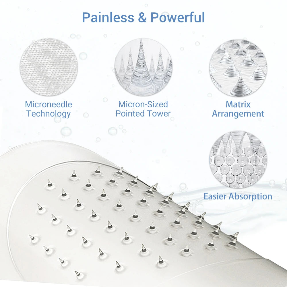 Hyaluronic Acid Microneedle Eye Patches – Anti-Aging & Dark Circles