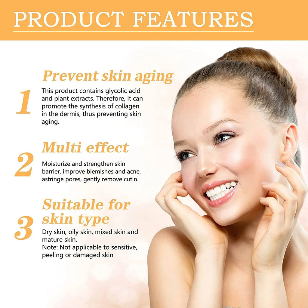 Glycolic Acid 7% Toning Solution – Acne & Skin Renewal Toner 100ml