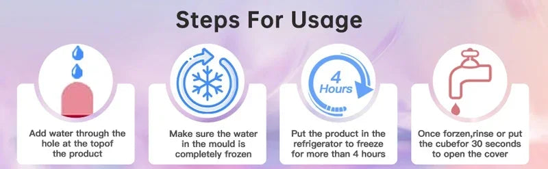 Silicone Ice Face Roller – Puffiness Relief & Pore Tightening