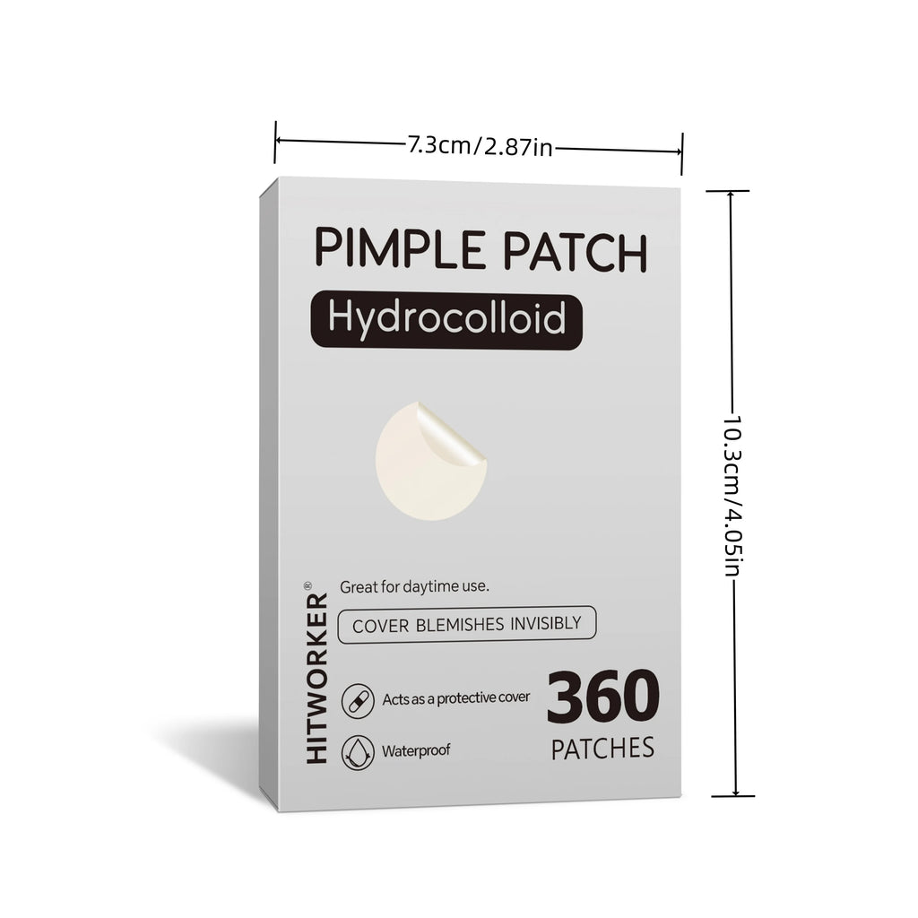 360pc Hydrocolloid Pimple Patches – Invisible Acne Spot Stickers