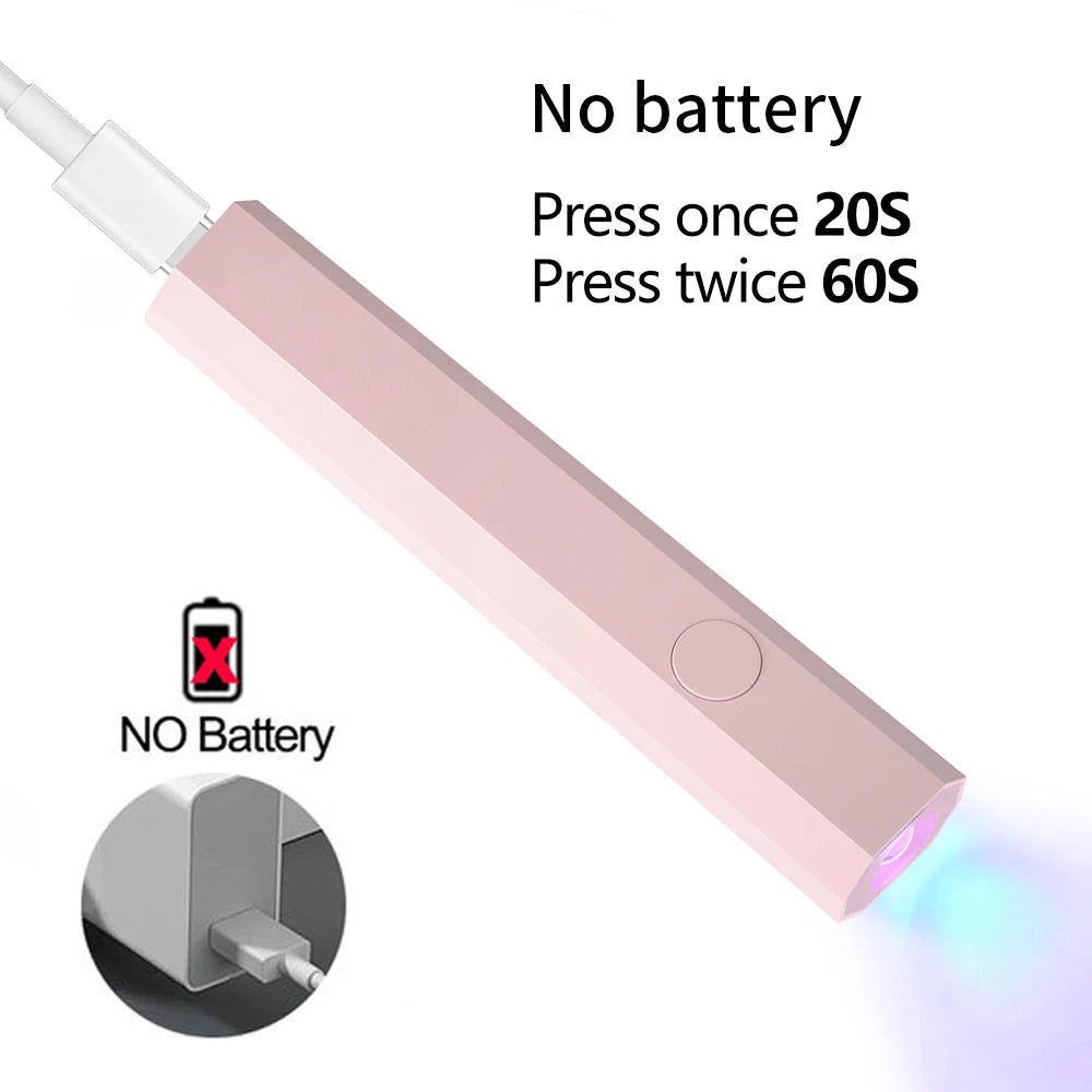 Portable UV/LED Nail Curing Lamp – All Gel Polish