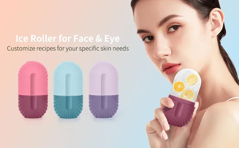 Silicone Ice Face Roller – Puffiness Relief & Pore Tightening