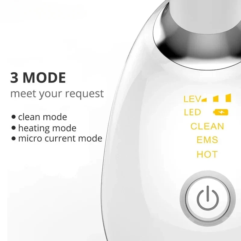 7-Color LED Neck & Face EMS Lifting Wand – Anti-Wrinkle