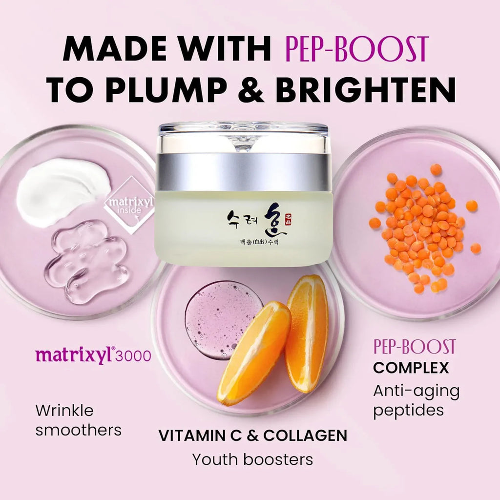 Korean Collagen Plumping Face Cream – Day & Night Moisturizer