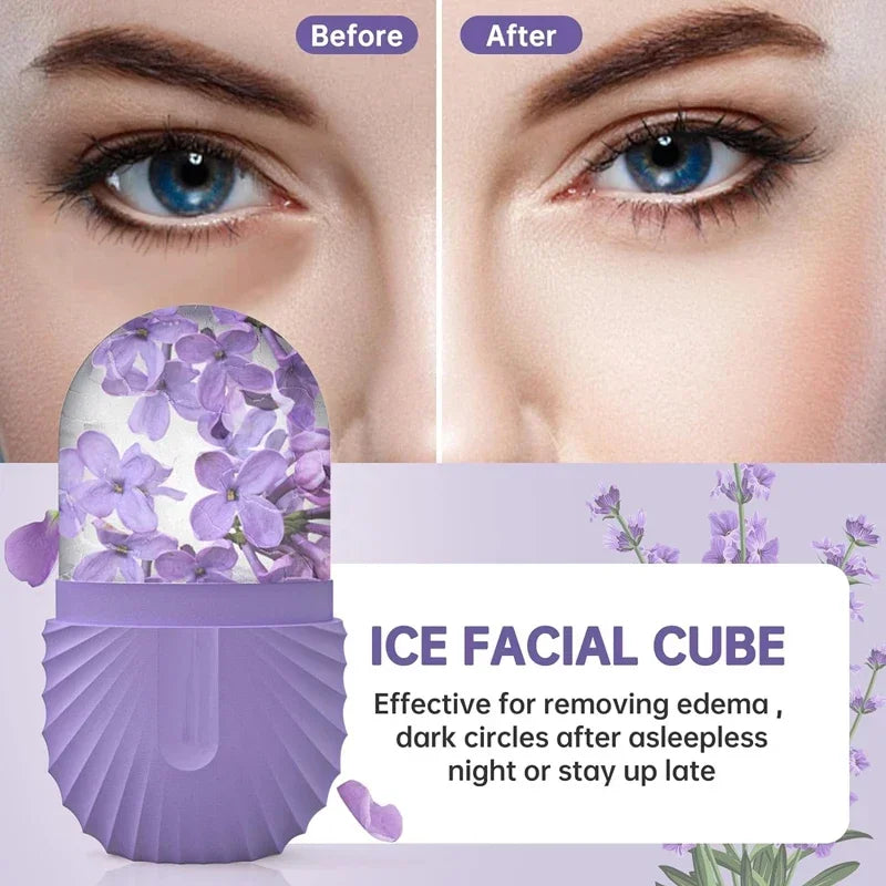 Silicone Ice Face Roller – Puffiness Relief & Pore Tightening