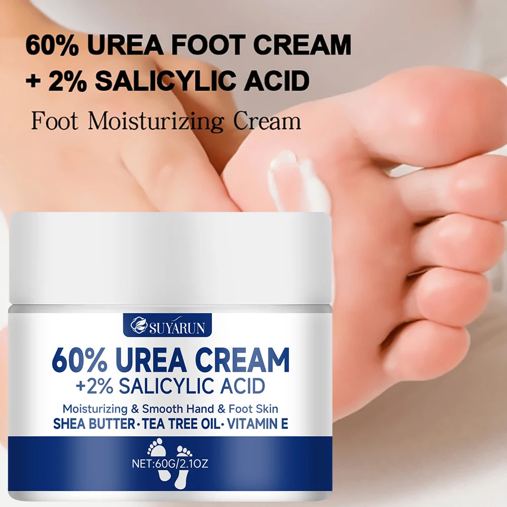 SUYARUN 60% Urea Foot Cream – Cracked Heels & Dry Skin Relief