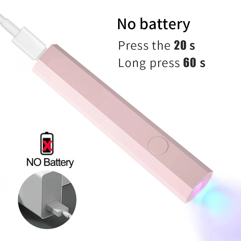 Portable UV/LED Nail Curing Lamp – All Gel Polish