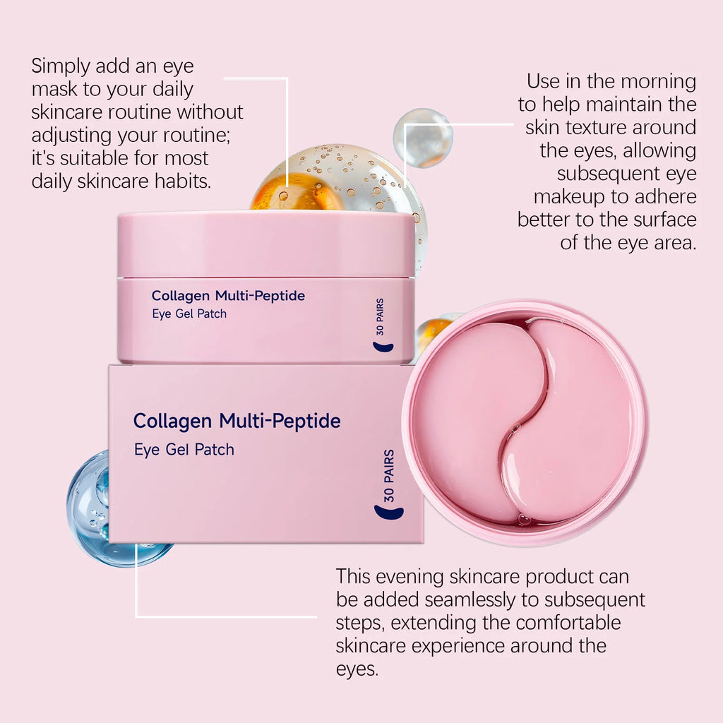 Collagen Multi-Peptide Eye Gel Patches – Anti-Aging & Dark Circle Treatment