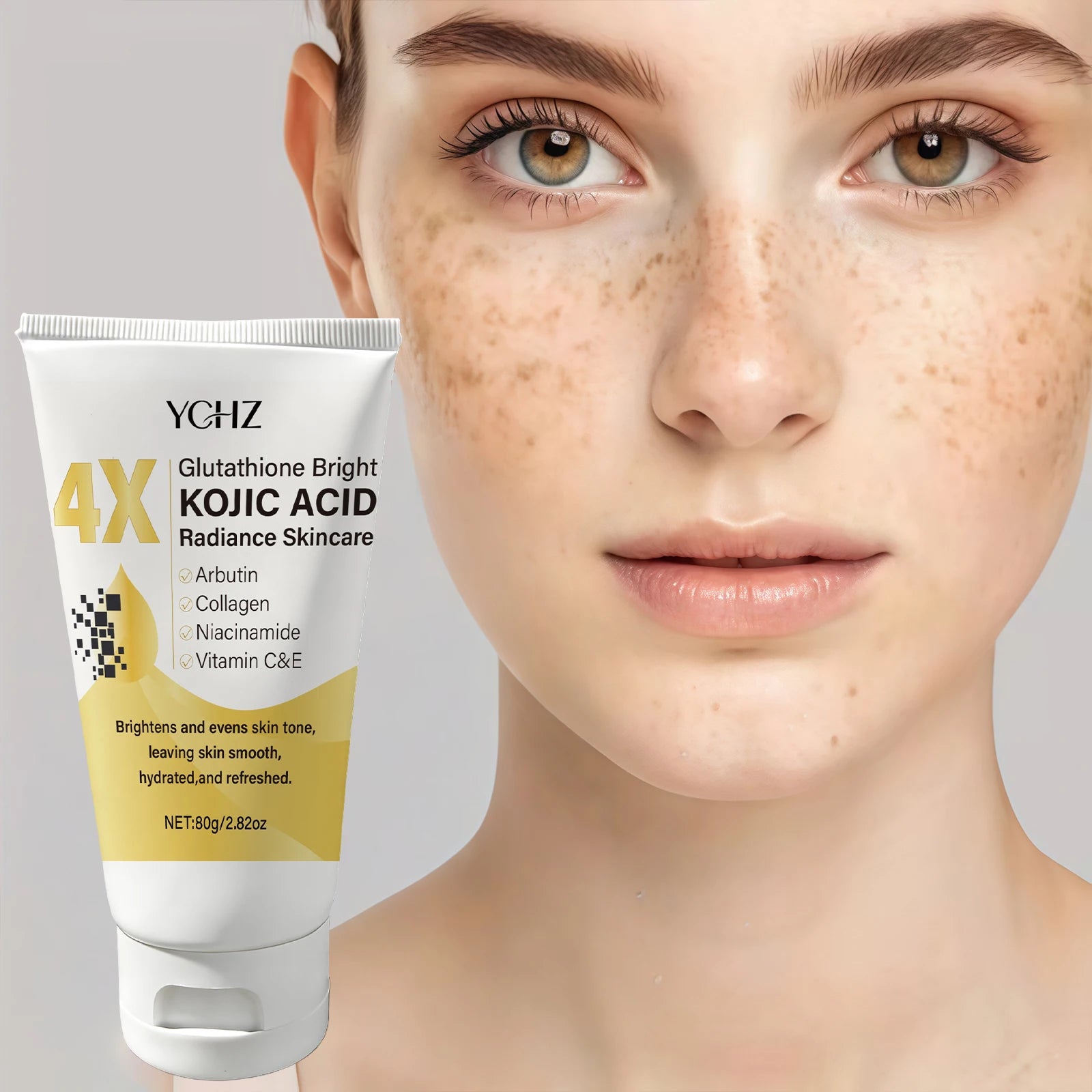 Kojic Acid Dark Spot Brightening Cream – Day & Night