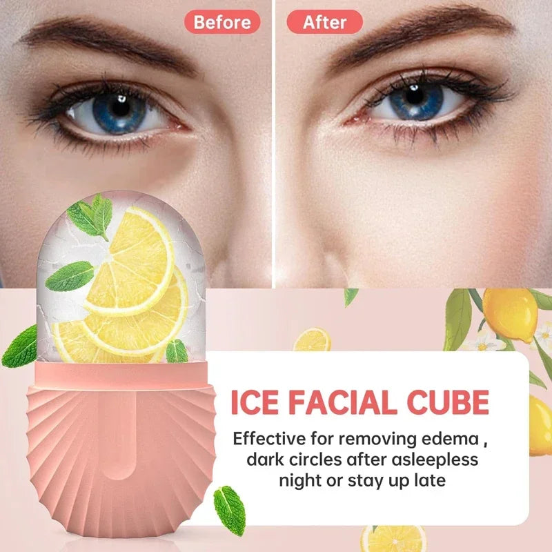 Silicone Ice Face Roller – Puffiness Relief & Pore Tightening