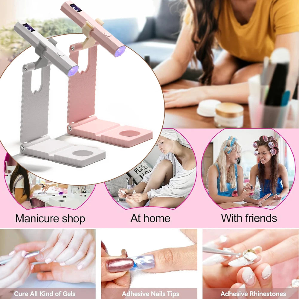 Portable UV/LED Nail Curing Lamp – All Gel Polish