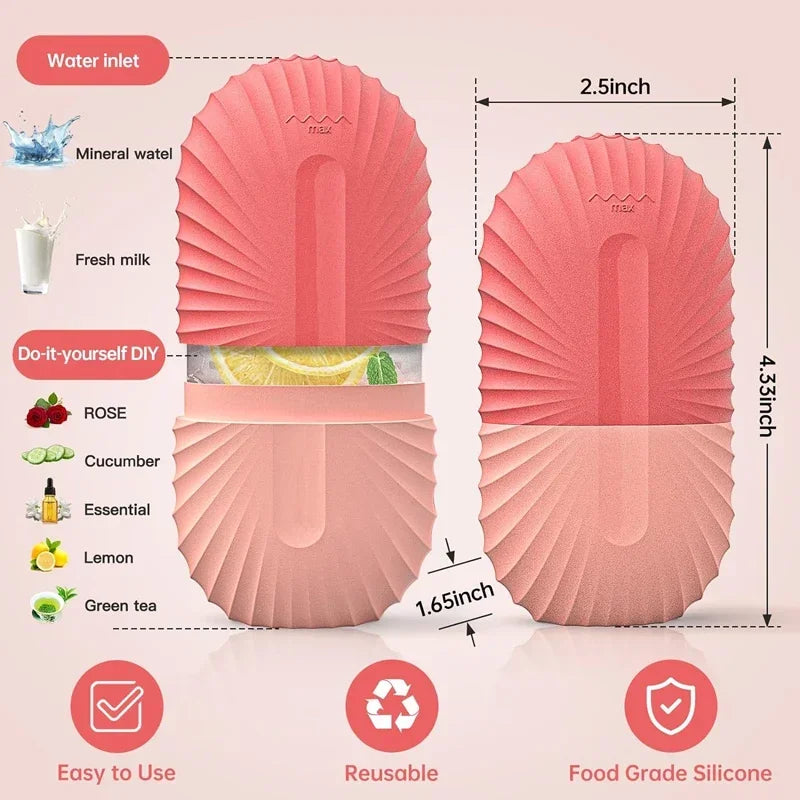 Silicone Ice Face Roller – Puffiness Relief & Pore Tightening