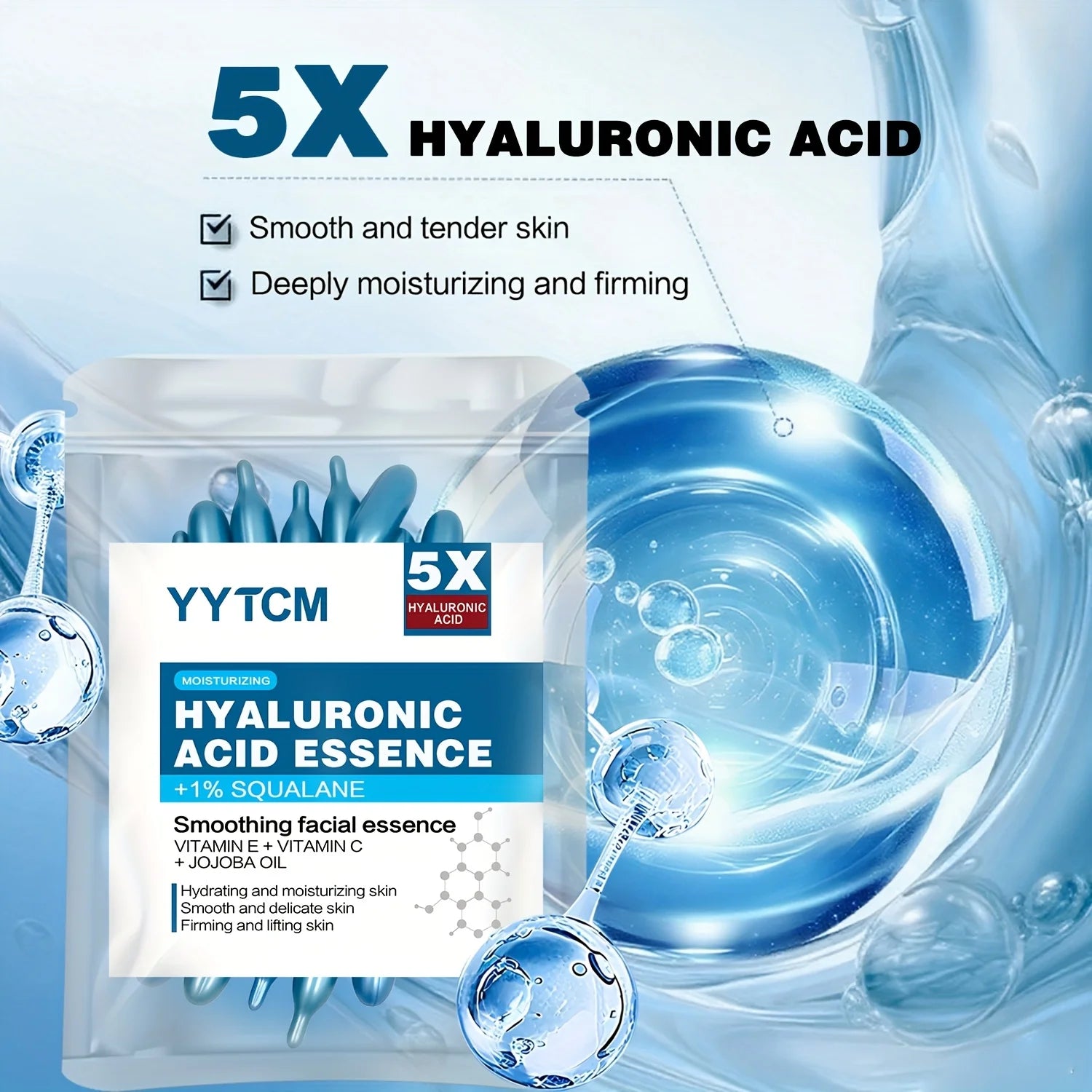 Hyaluronic Acid Glow Capsule Essence – 30 Capsules