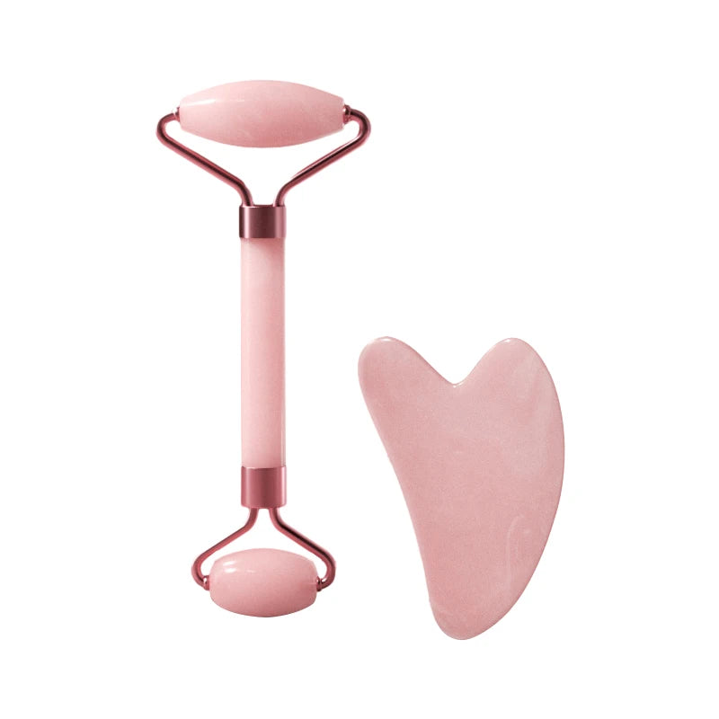 Face & Neck Resin Roller Gua Sha Set – Lymphatic Drainage Massage