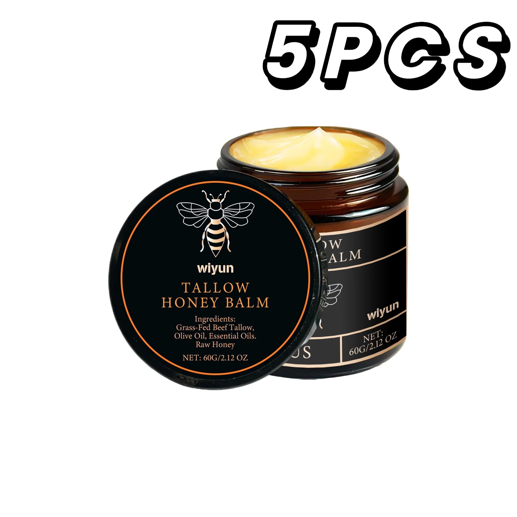 Tallow Honey Glow Cream – Deep Hydration & Skin Firming