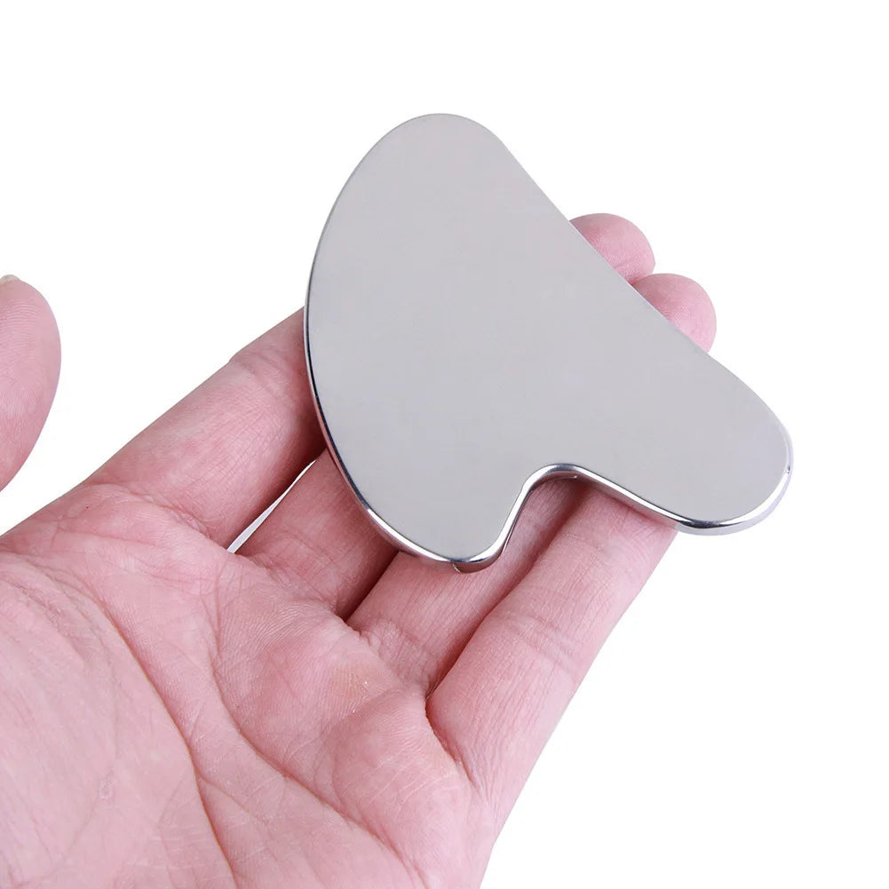 Stainless Steel Gua Sha Scraper – Face, Neck & Body