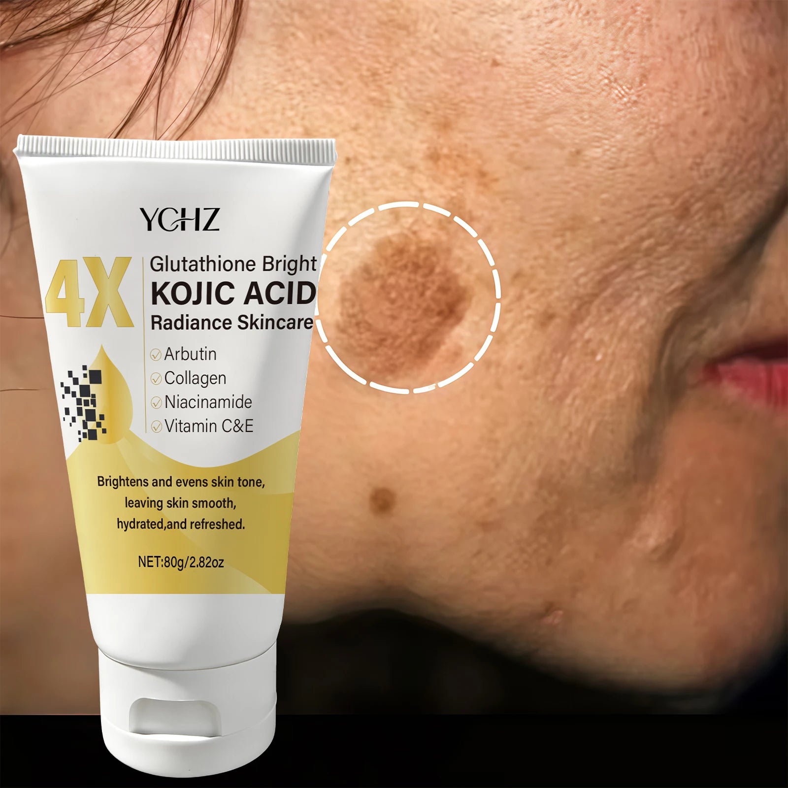 Kojic Acid Dark Spot Brightening Cream – Day & Night
