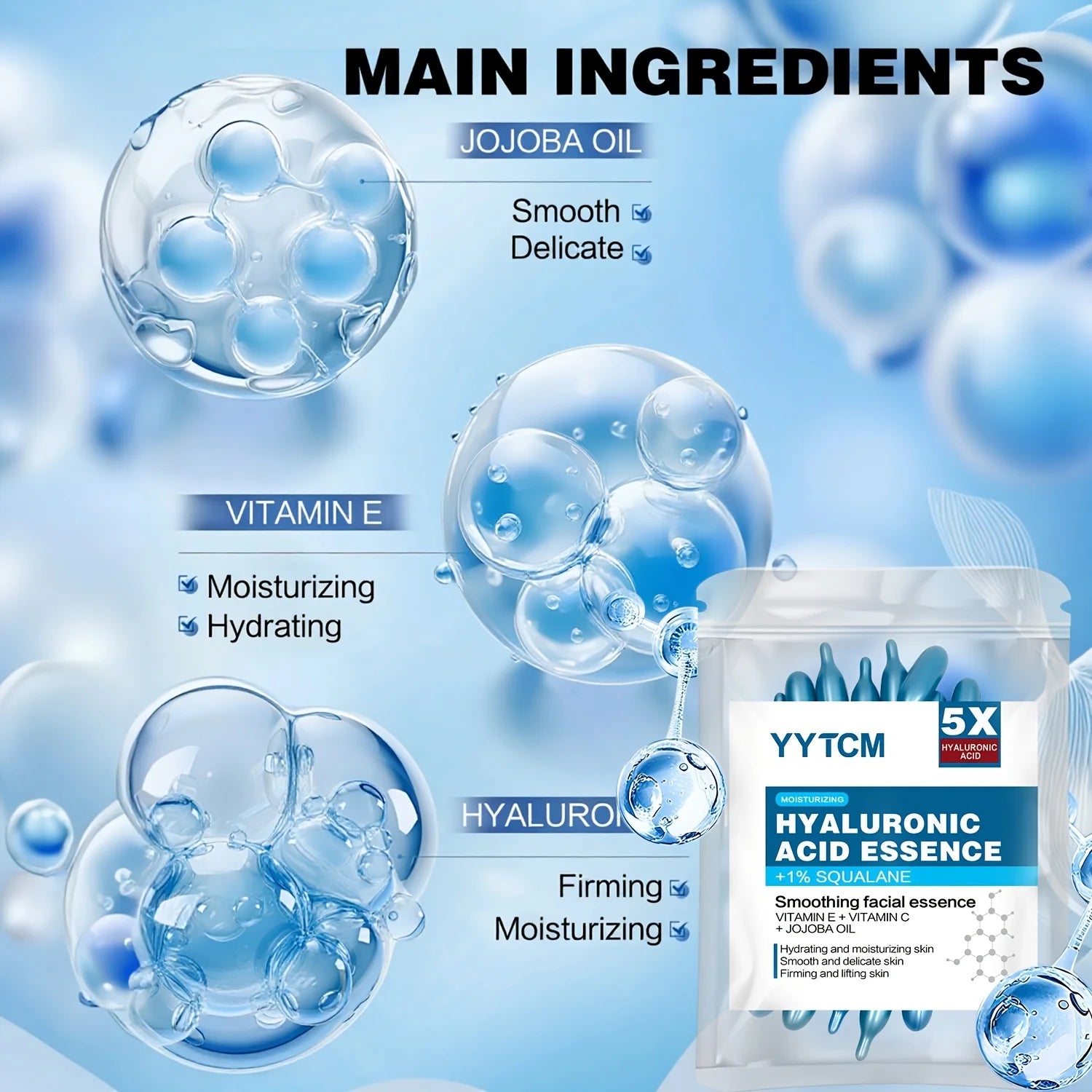 Hyaluronic Acid Glow Capsule Essence – 30 Capsules
