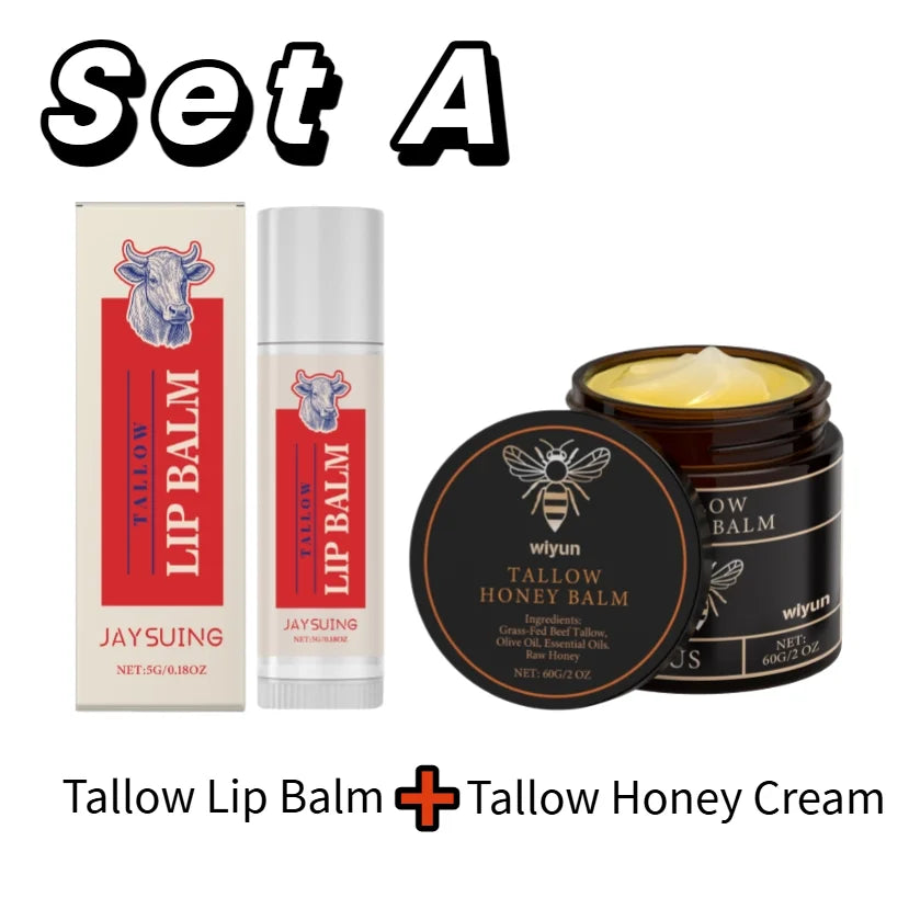 Tallow Honey Glow Cream – Deep Hydration & Skin Firming