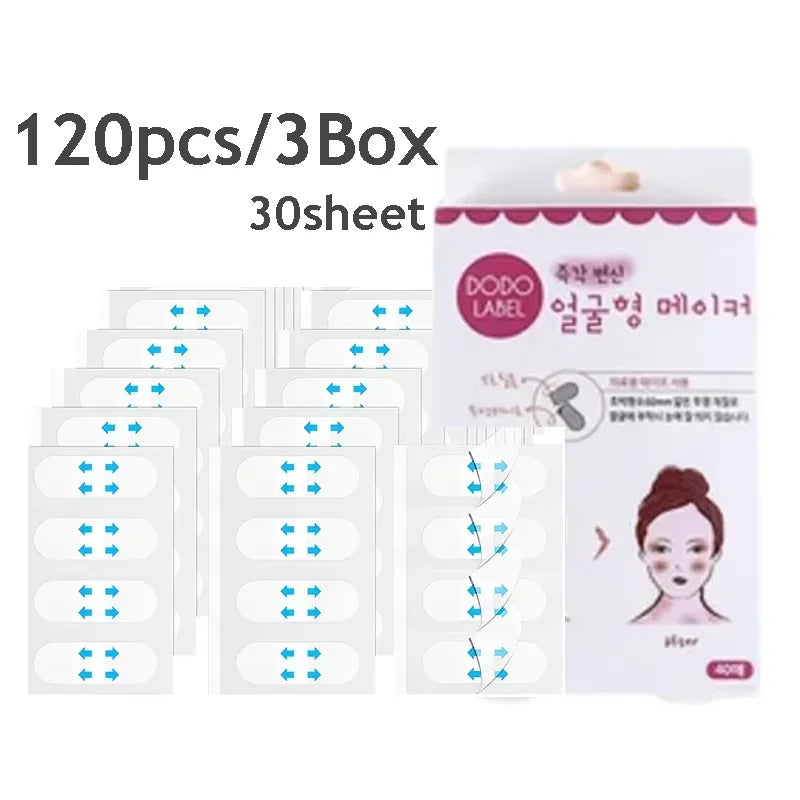 Invisible V-Lift Face Tape – Instant Chin & Jaw Slimming Patches