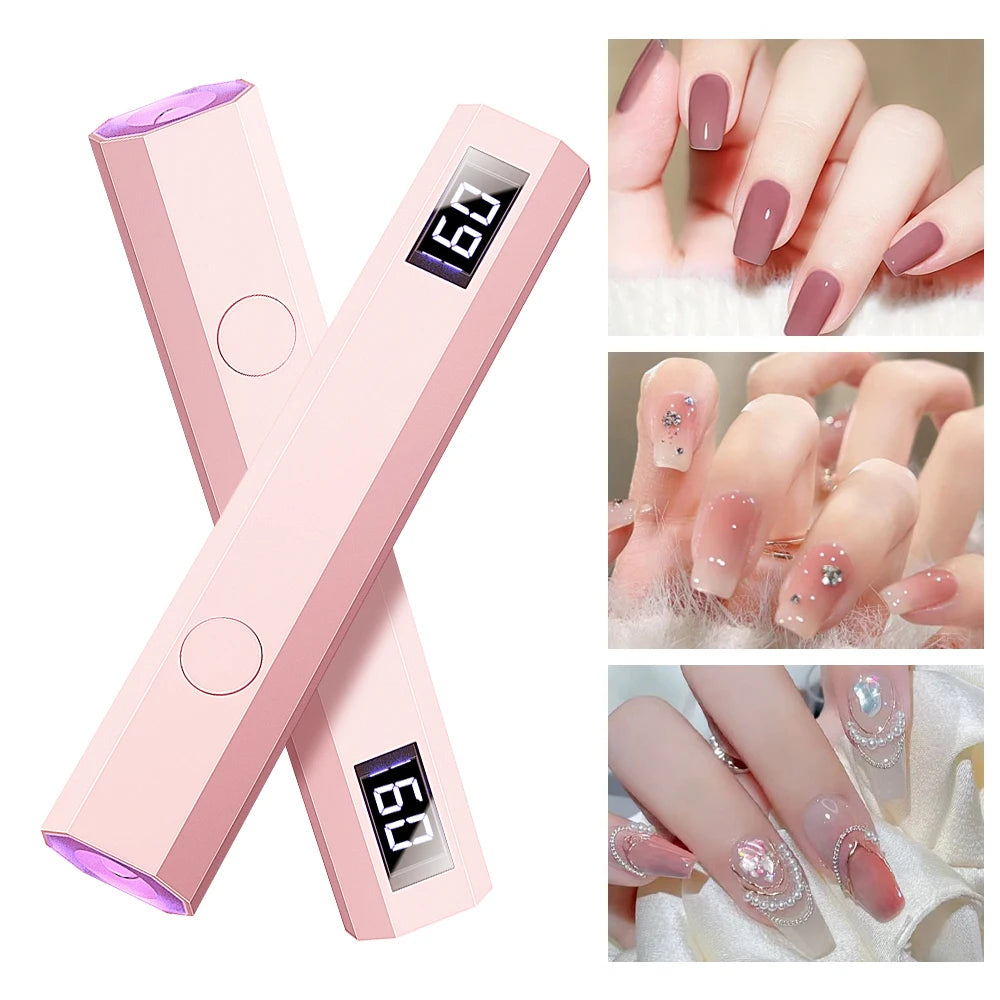 Portable UV/LED Nail Curing Lamp – All Gel Polish