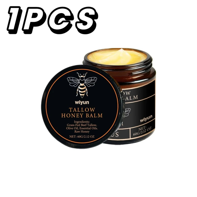 Tallow Honey Glow Cream – Deep Hydration & Skin Firming