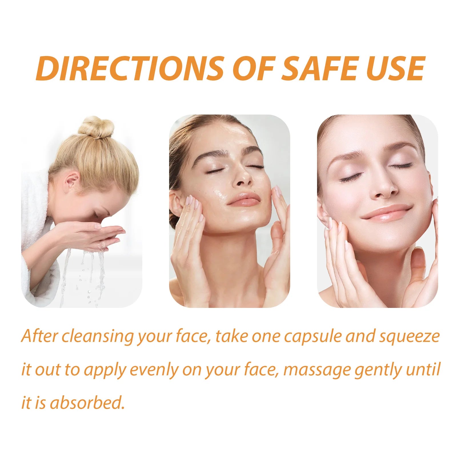 Collagen & Hyaluronic Acid Face Serum Capsules