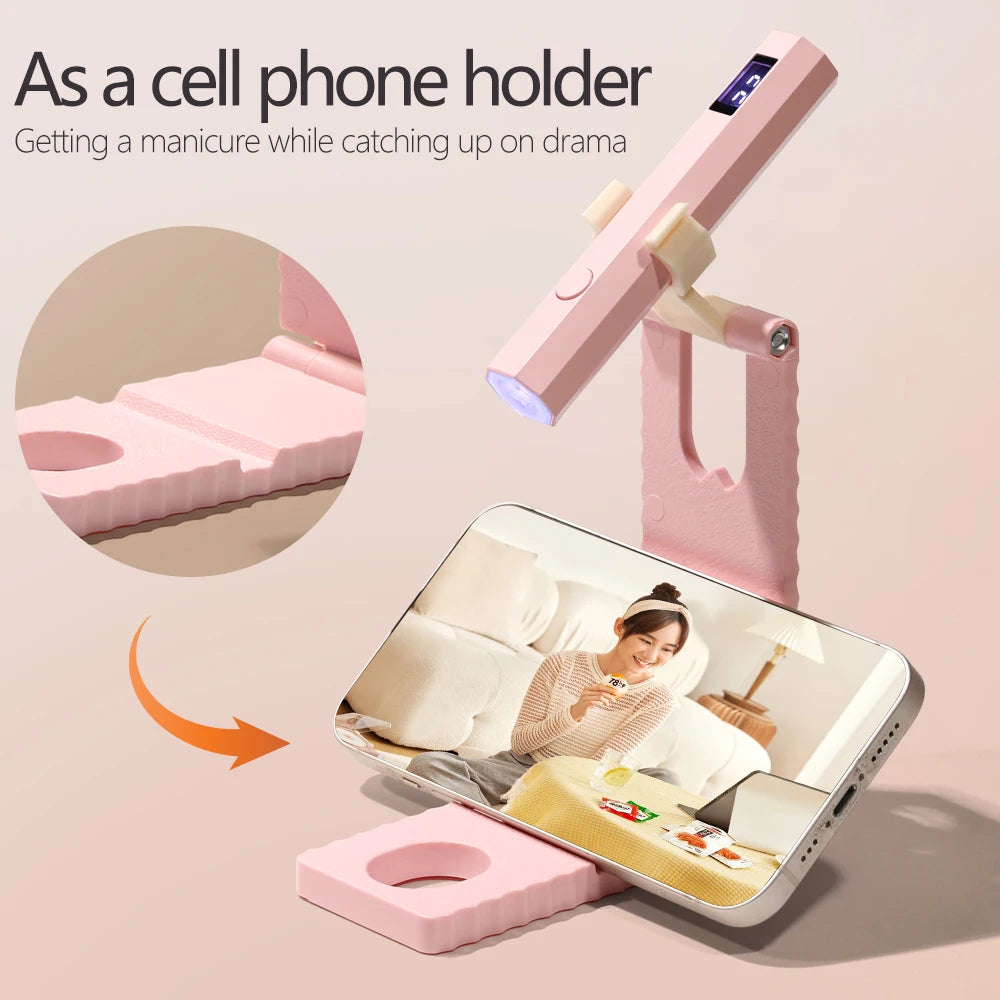 Portable UV/LED Nail Curing Lamp – All Gel Polish