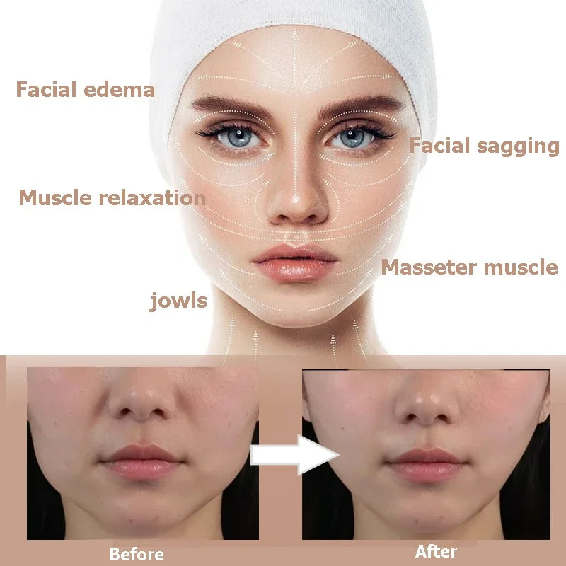 Invisible V-Lift Face Tape – Instant Chin & Jaw Slimming Patches