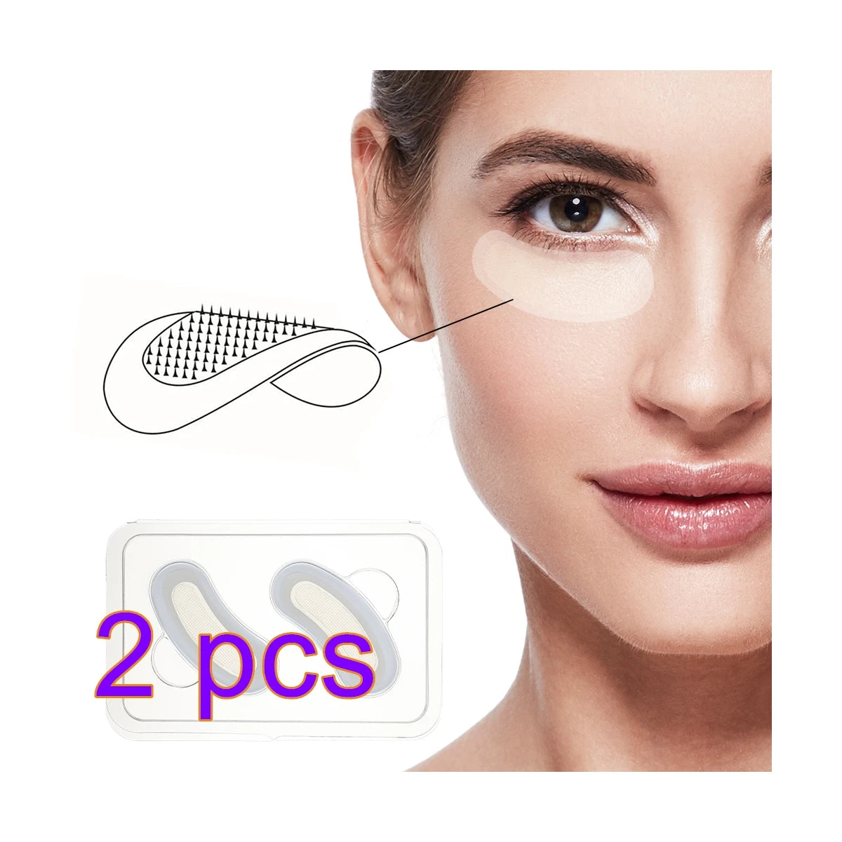 Hyaluronic Acid Microneedle Eye Patches – Anti-Aging & Dark Circles