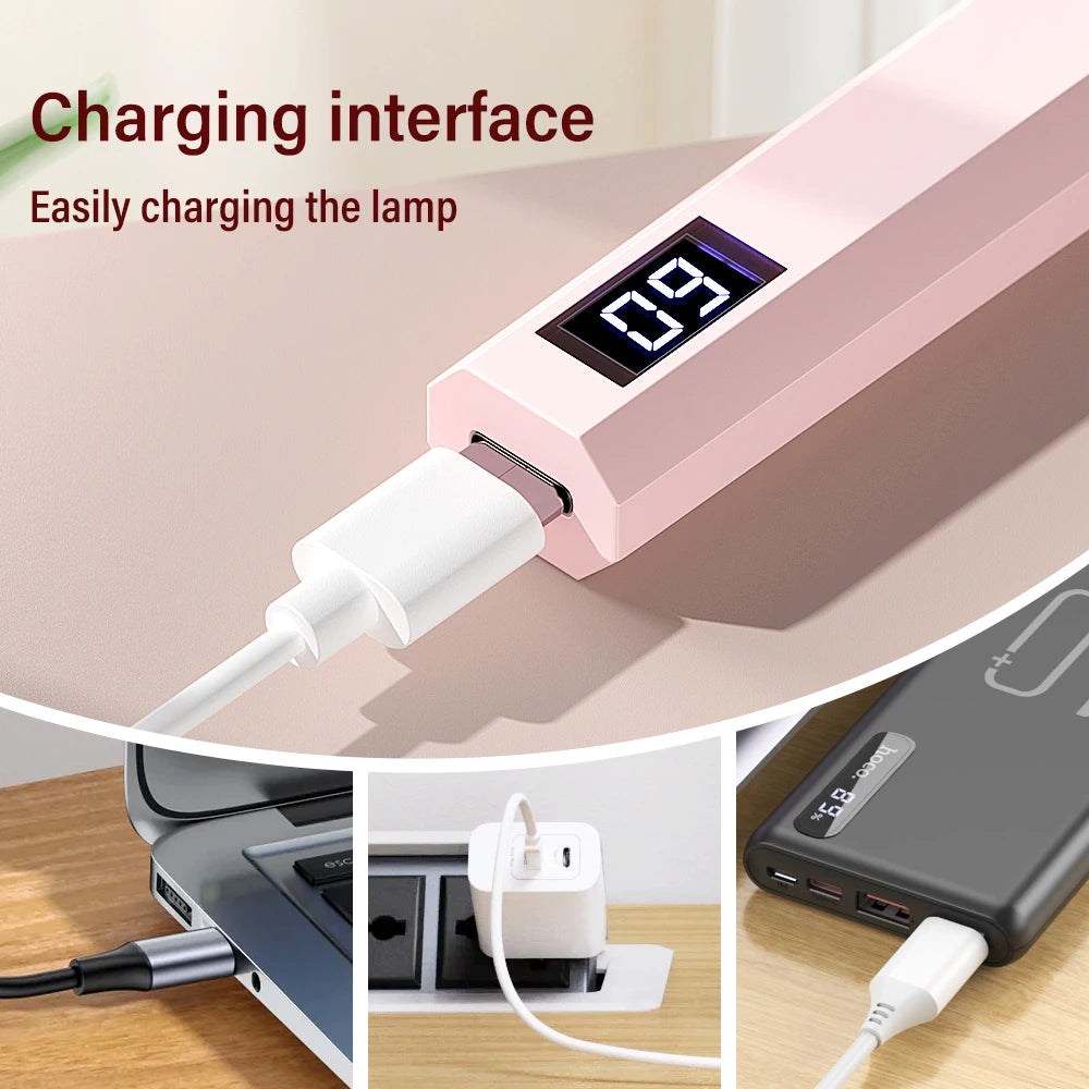 Portable UV/LED Nail Curing Lamp – All Gel Polish