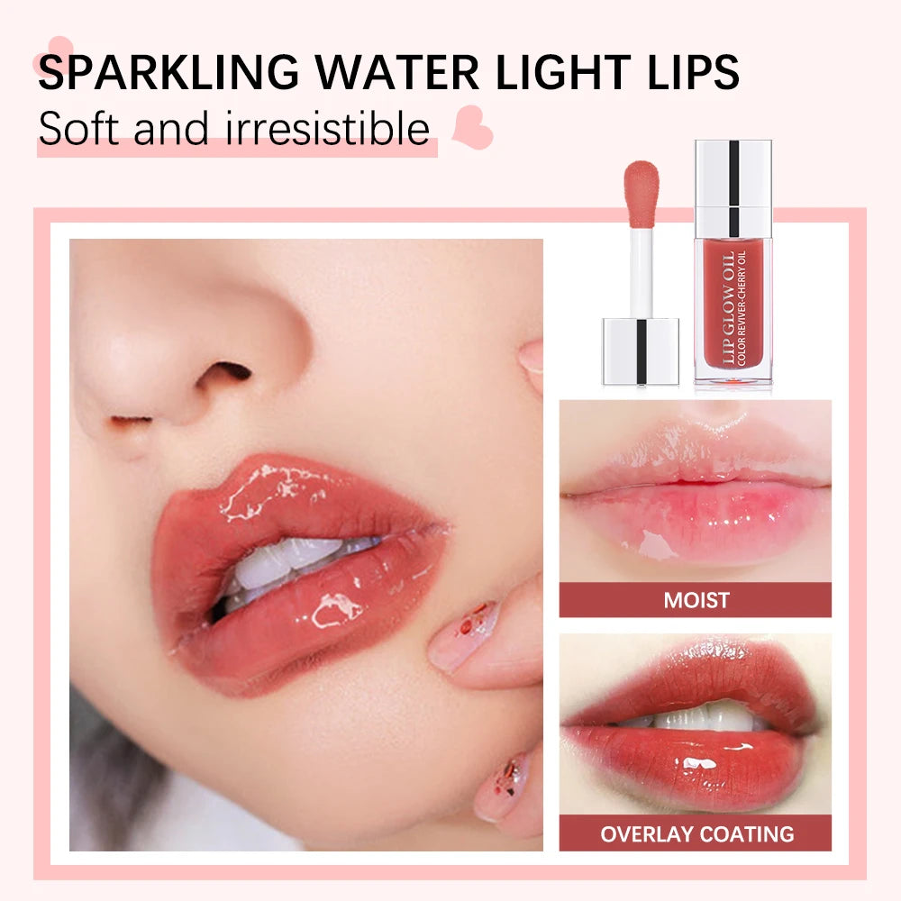 Hydrating Lip Glow Oil – Plumping, Nourishing & Glossy