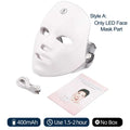 7-Color LED Light Therapy Facial & Neck Mask