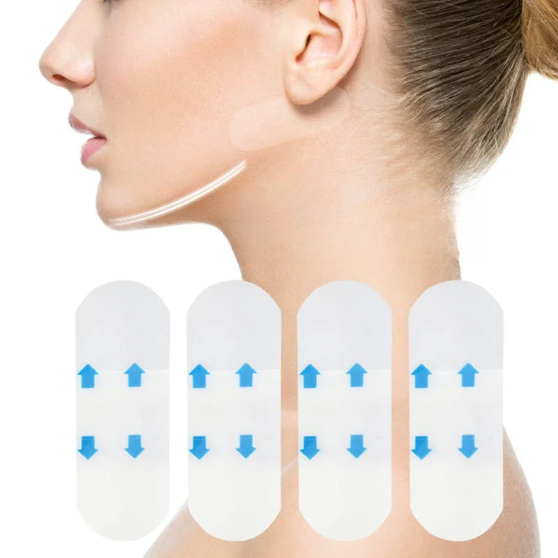 Invisible V-Lift Face Tape – Instant Chin & Jaw Slimming Patches