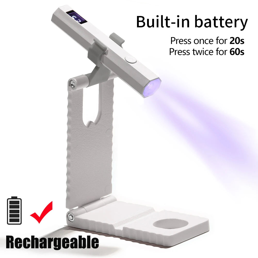 Portable UV/LED Nail Curing Lamp – All Gel Polish
