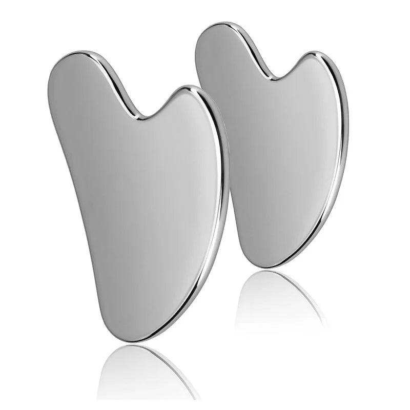 Stainless Steel Gua Sha Scraper – Face, Neck & Body